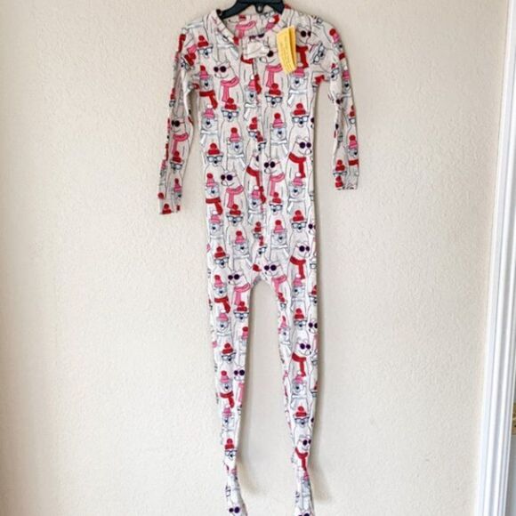 Gap Polar Bear Footie Sleeper, NWT! Size 4T - Picture 1 of 4